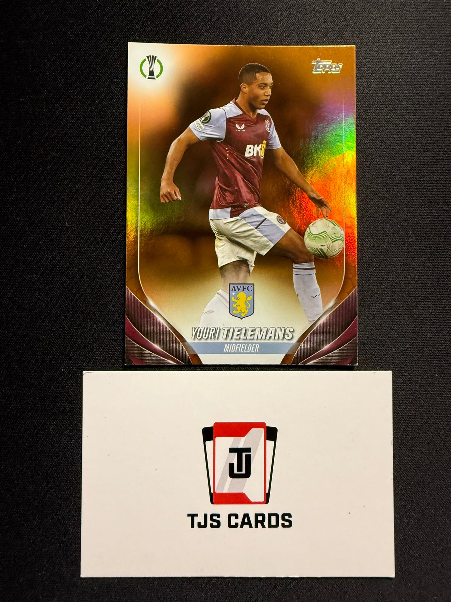 Youri Tielemans - Orange /25 - TOPPS UCC 2023/24
