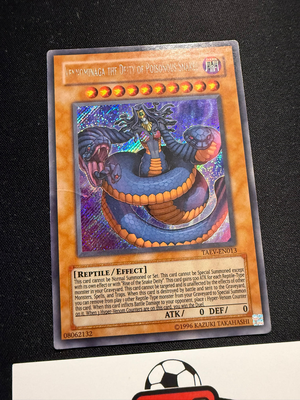 Vennominaga The Deity Of Poisonous Snakes - Secret Rare TAEV-EN013 - HP - YuGiOh