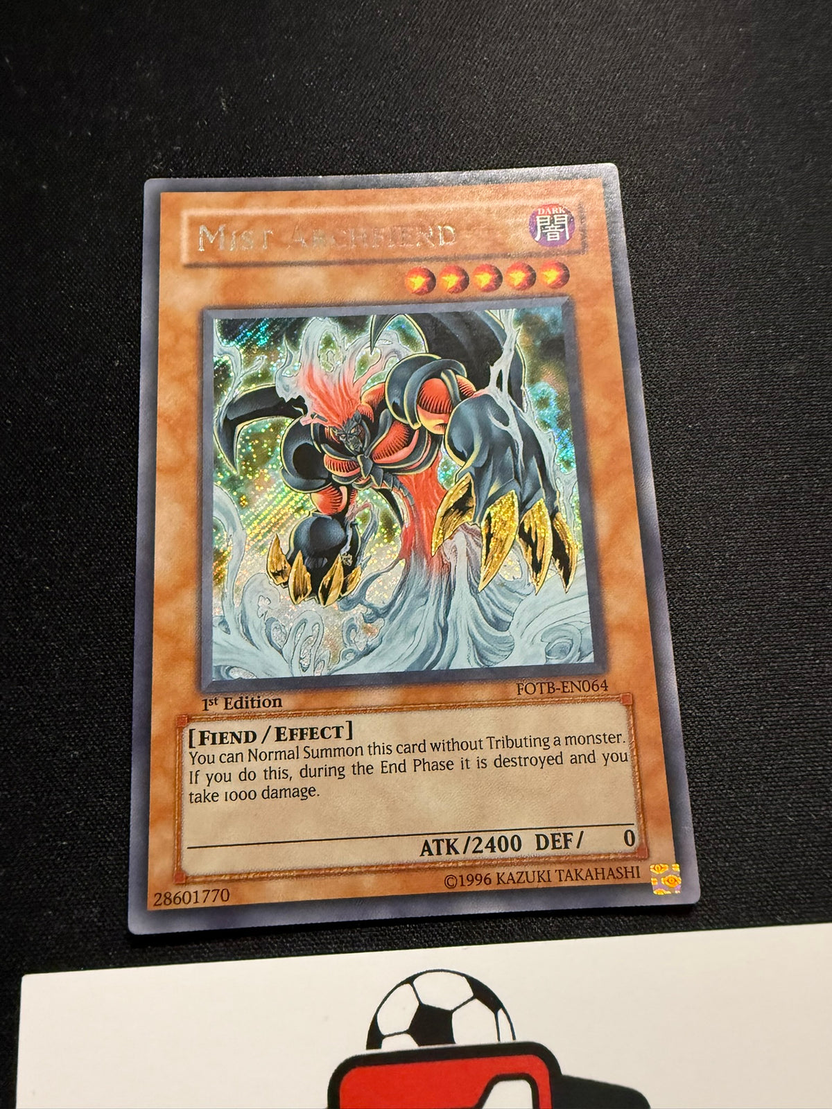 Mist Archfiend - Secret Rare 1st Edition FOTB-EN064 - MP - YuGiOh