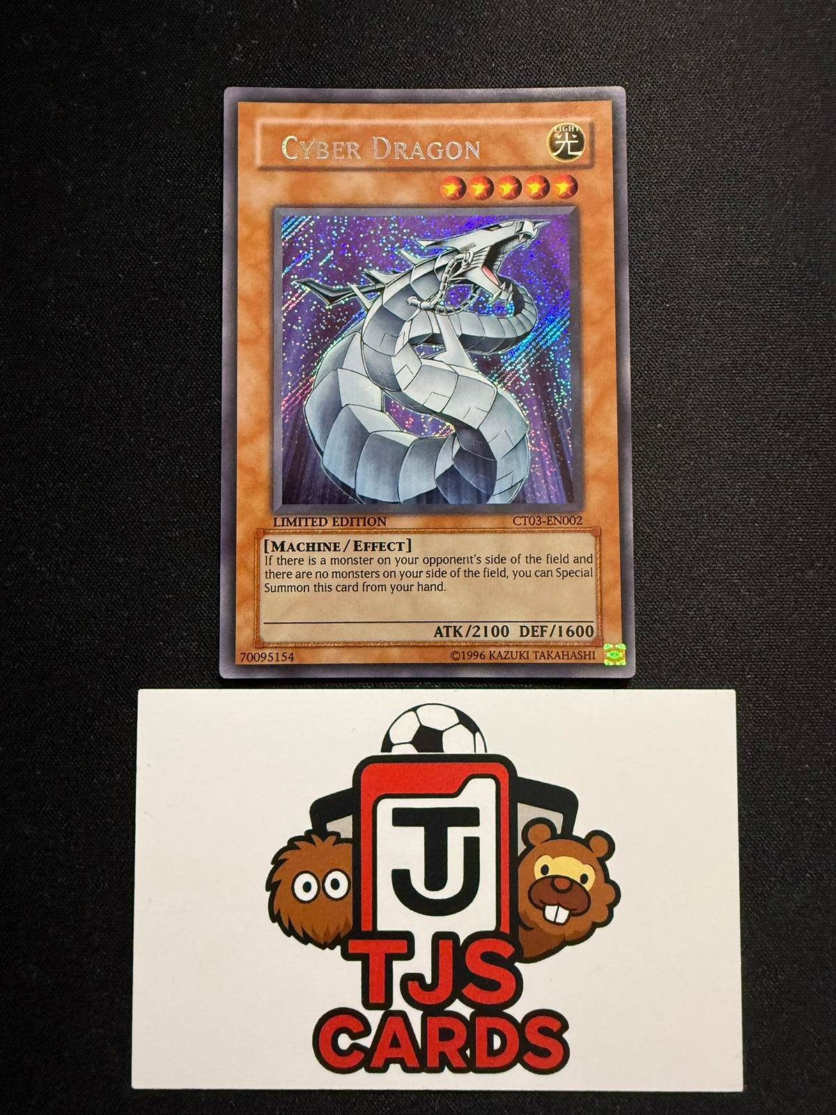 Cyber Dragon (1) - Secret Rare Limited Edition CT03-EN002 - YuGiOh