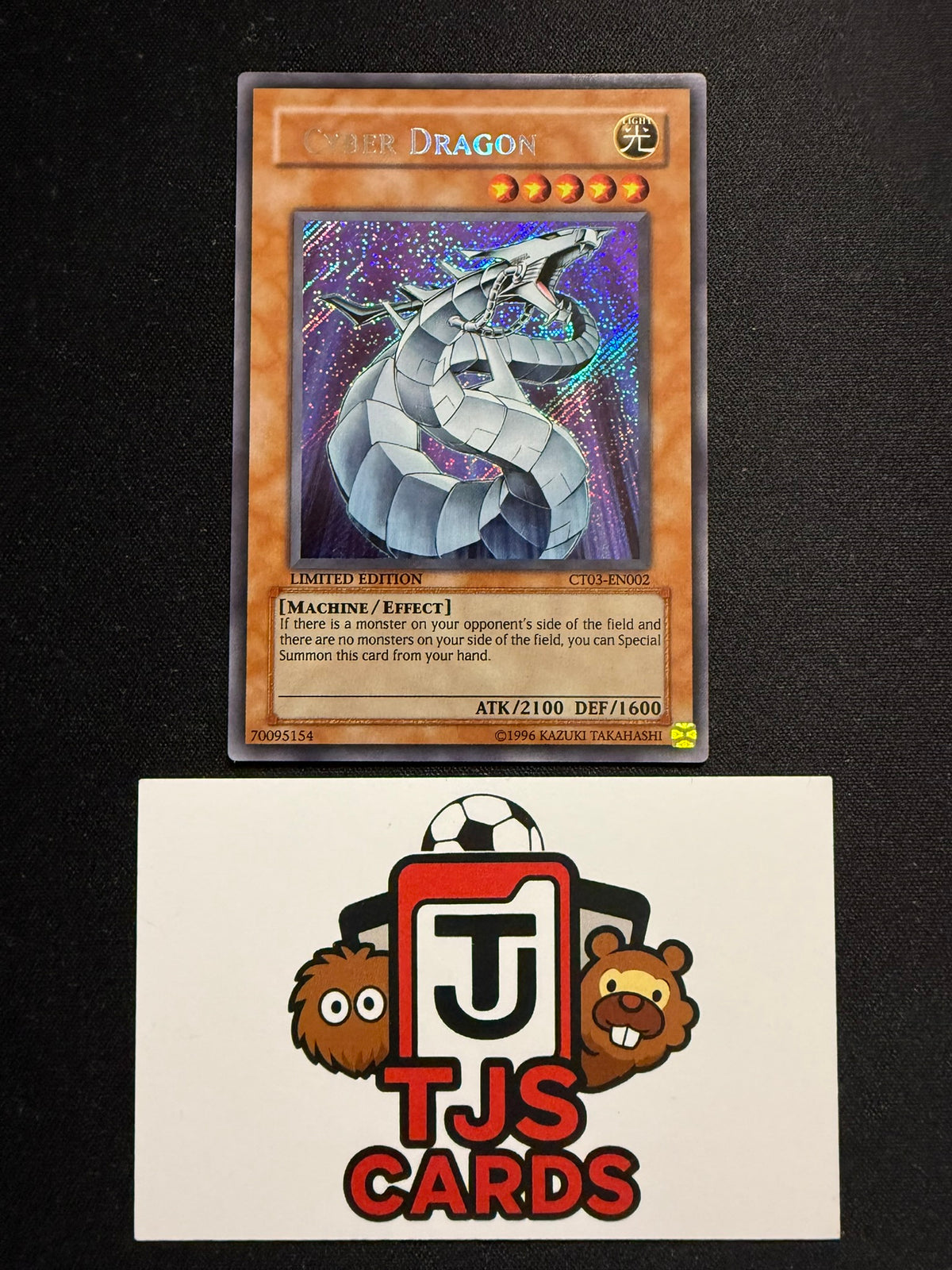 Cyber Dragon (2) - Secret Rare Limited Edition CT03-EN002 - YuGiOh