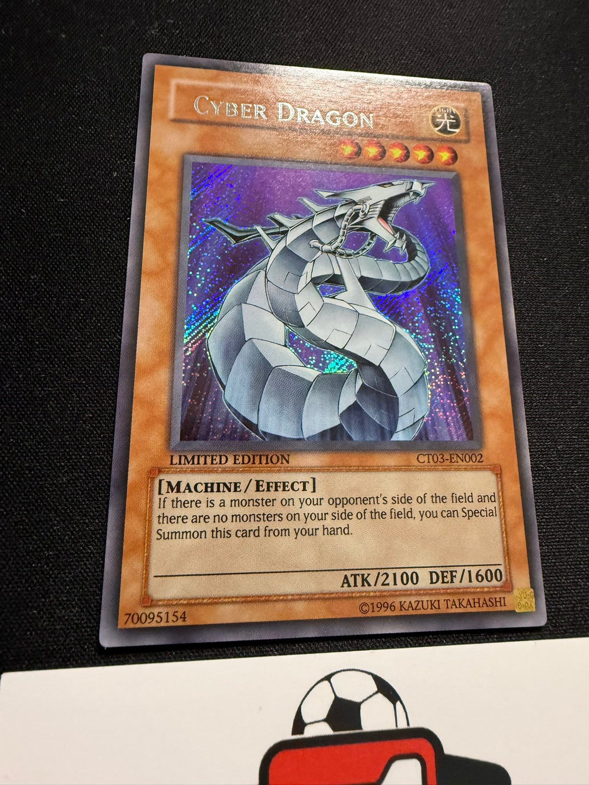 Cyber Dragon (2) - Secret Rare Limited Edition CT03-EN002 - YuGiOh