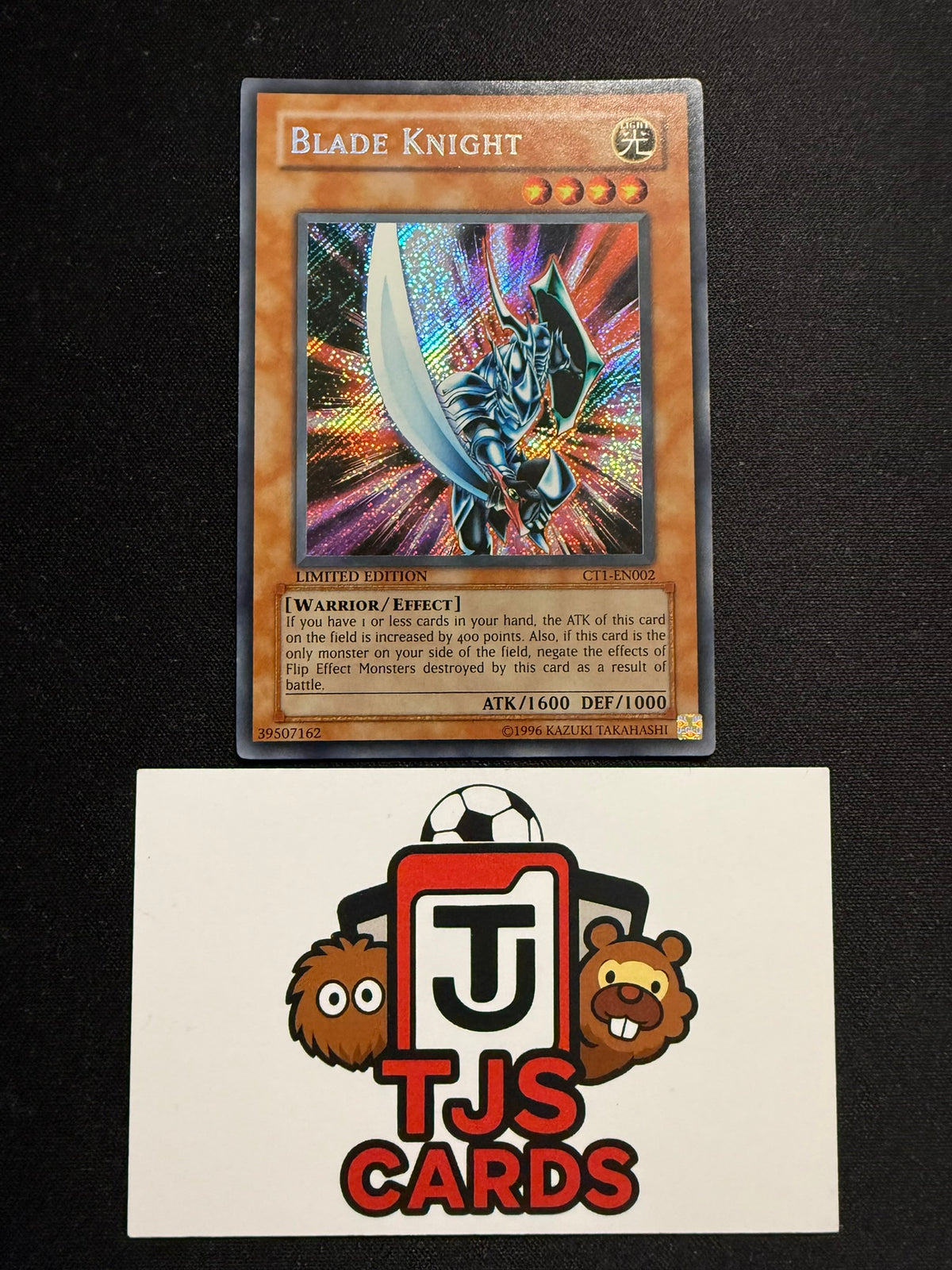 Blade Knight - Secret Rare Limited Edition CT1-EN002 - YuGiOh