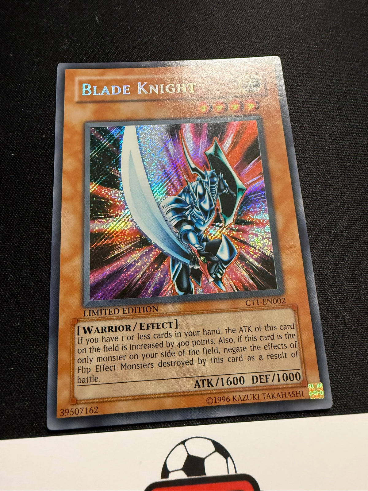 Blade Knight - Secret Rare Limited Edition CT1-EN002 - YuGiOh