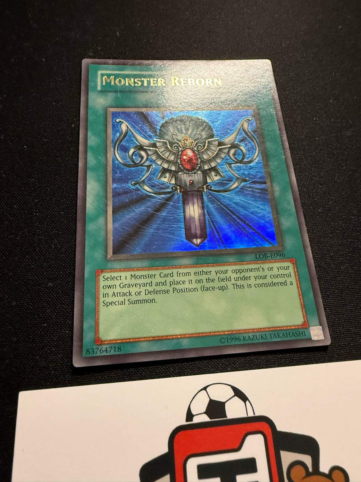 Monster Reborn - Ultra Rare LOB-E096 - MP - YuGiOh