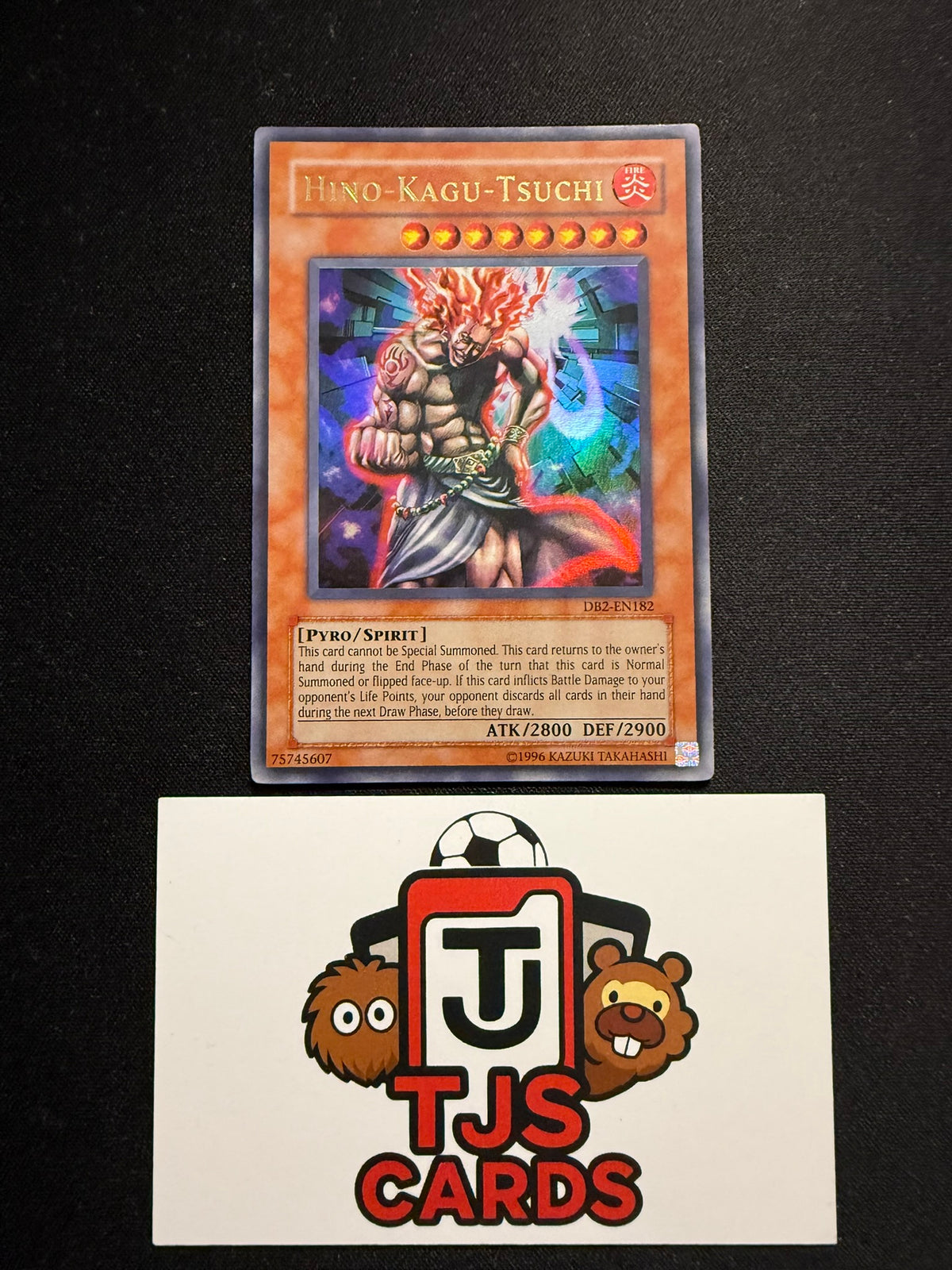 Hino-Kagu-Tsuchi - Ultra Rare DB2-EN182 - YuGiOh