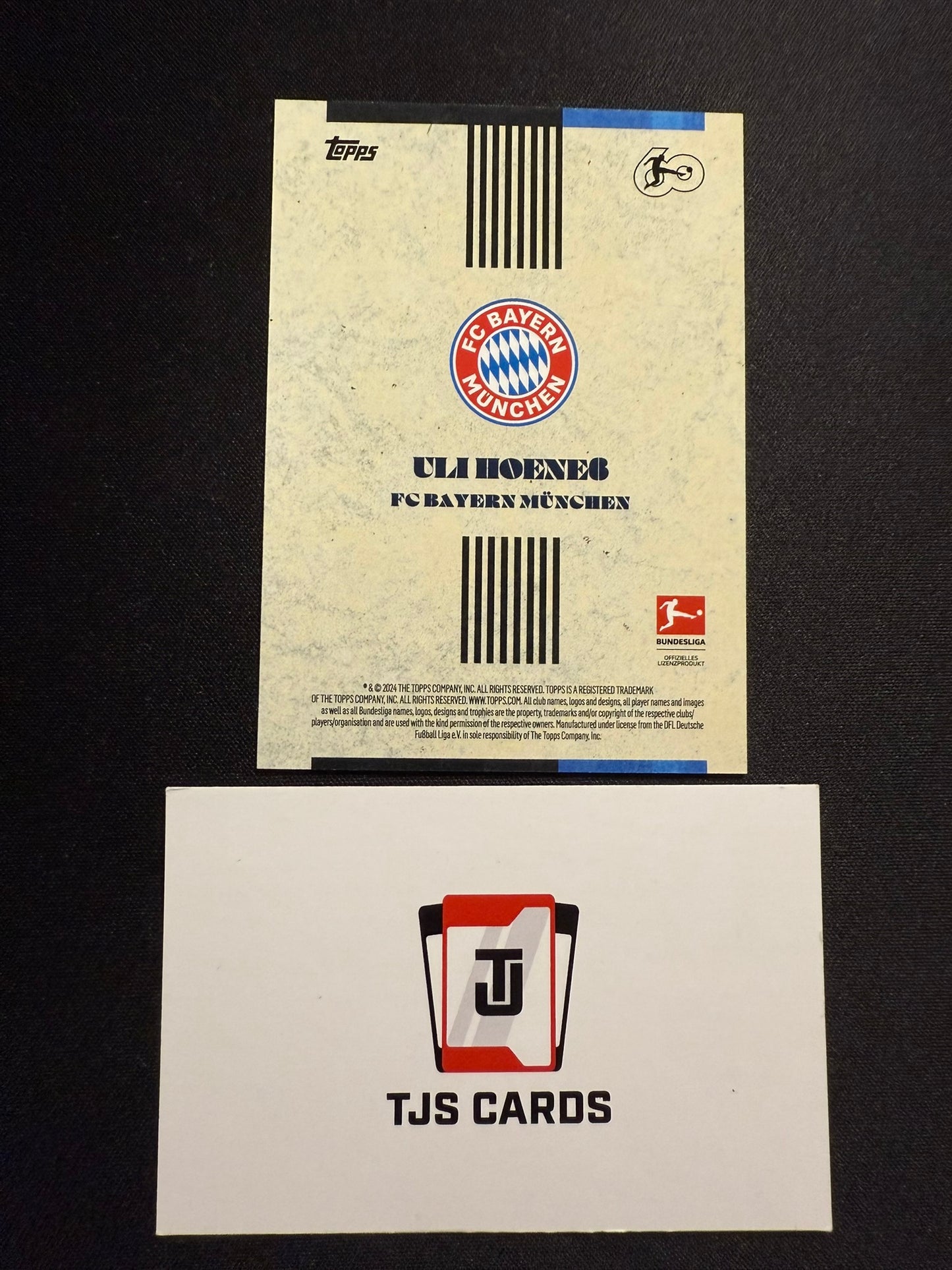 Uli Hoeness - Blue /99 - TOPPS Lothar Matthaus Platinum 2023/24