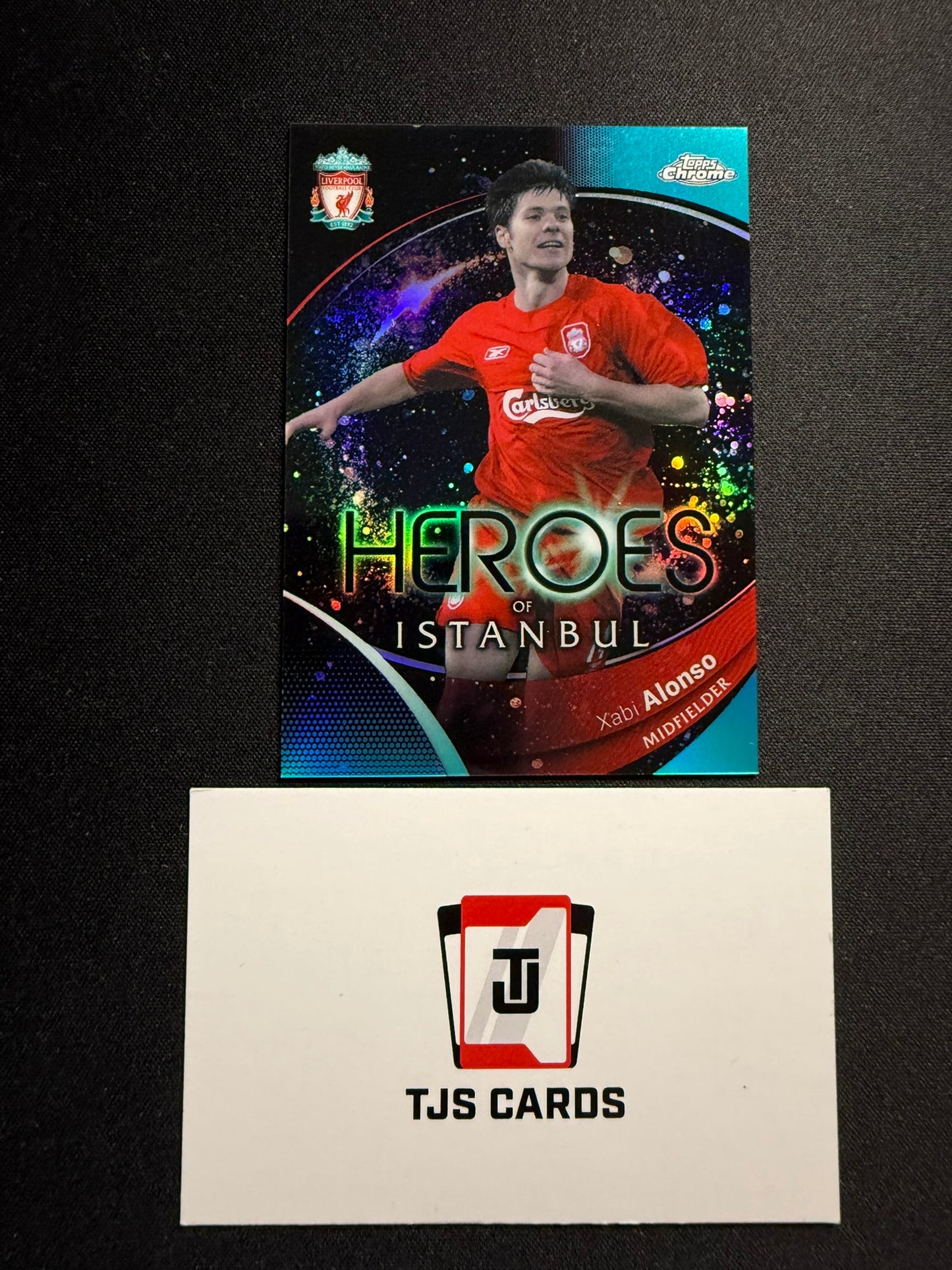 Xabi Alonso - Aqua /99 - TOPPS Liverpool Chrome 2023/24
