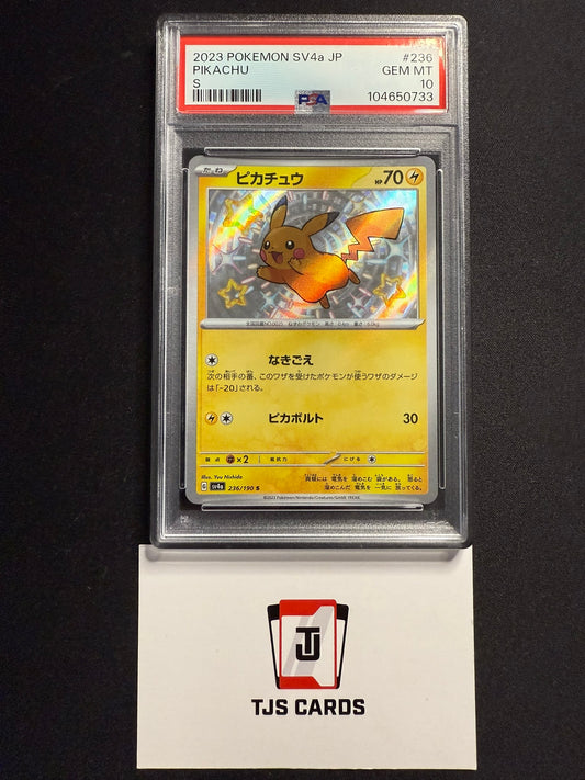 Pikachu - PSA 10 - sv4a Shiny Treasure ex 236/190 - Pokemon