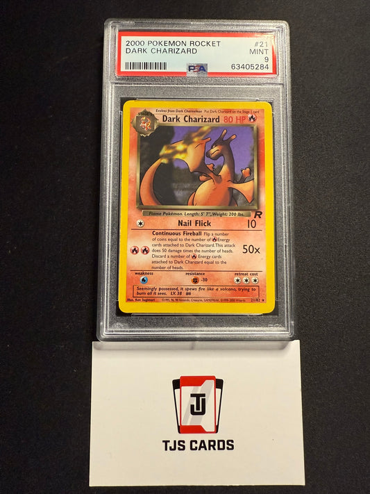 Dark Charizard - PSA 9 - Rocket 21/82 - Pokemon
