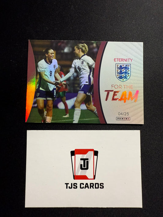 For The Team - FTT-09 Pink /25 - Panini Eternity Lionesses 2025