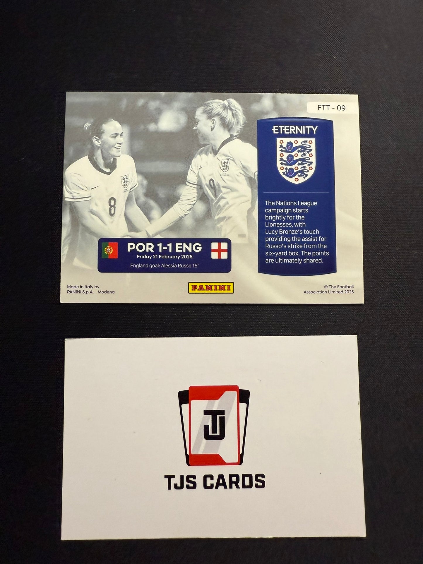 For The Team - FTT-09 Pink /25 - Panini Eternity Lionesses 2025