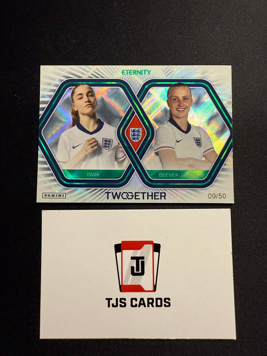 Jess Park / Aggie Beever-Jones - Twogether Green /50 - Panini Eternity Lionesses 2025
