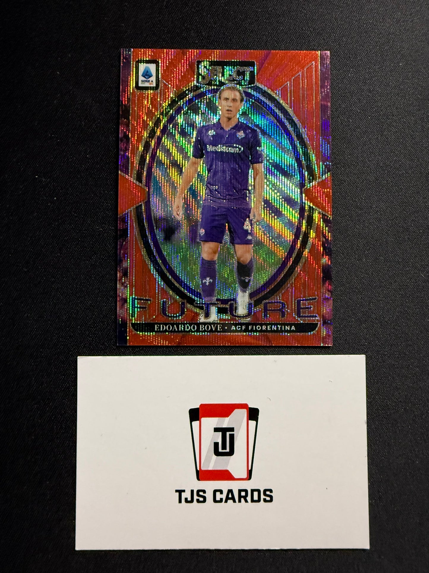Edoardo Bove - Future Red Wave /49 - Panini Select Serie A 2024/25