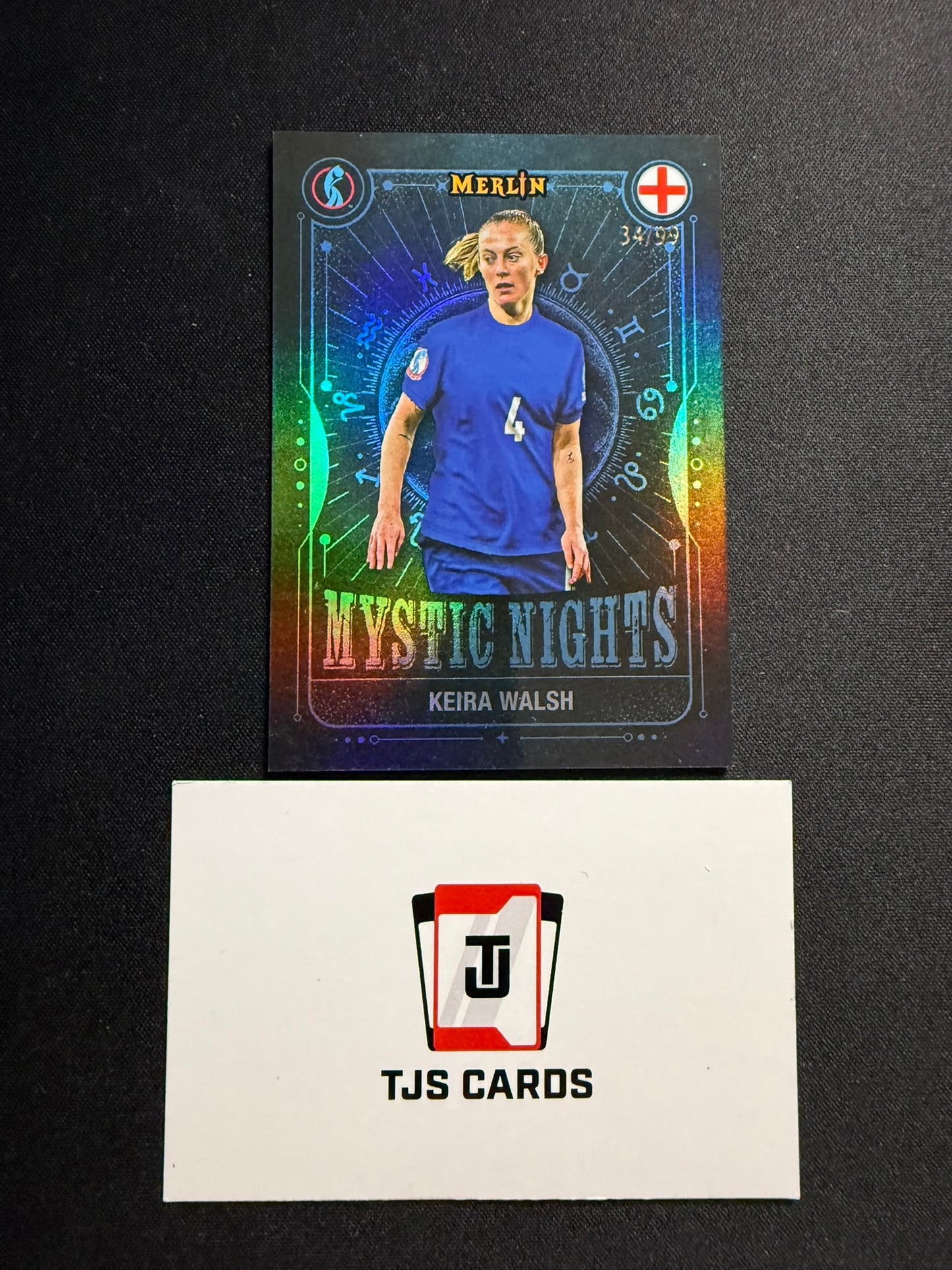 Keira Walsh - Mystic Nights Blue /99 - TOPPS Merlin UEFA Womens EUROS 2025