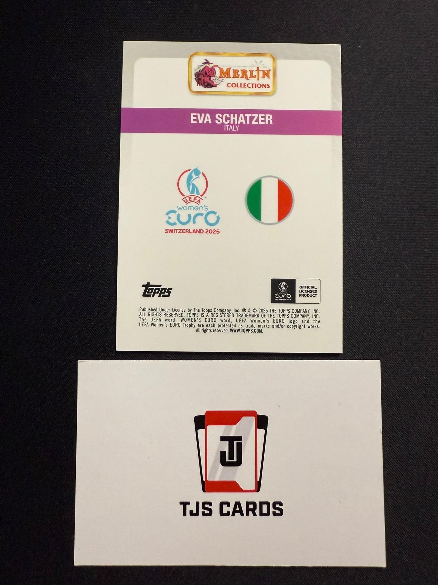 Eva Schatzer - Pink /75 - TOPPS Merlin UEFA Womens EUROS 2025