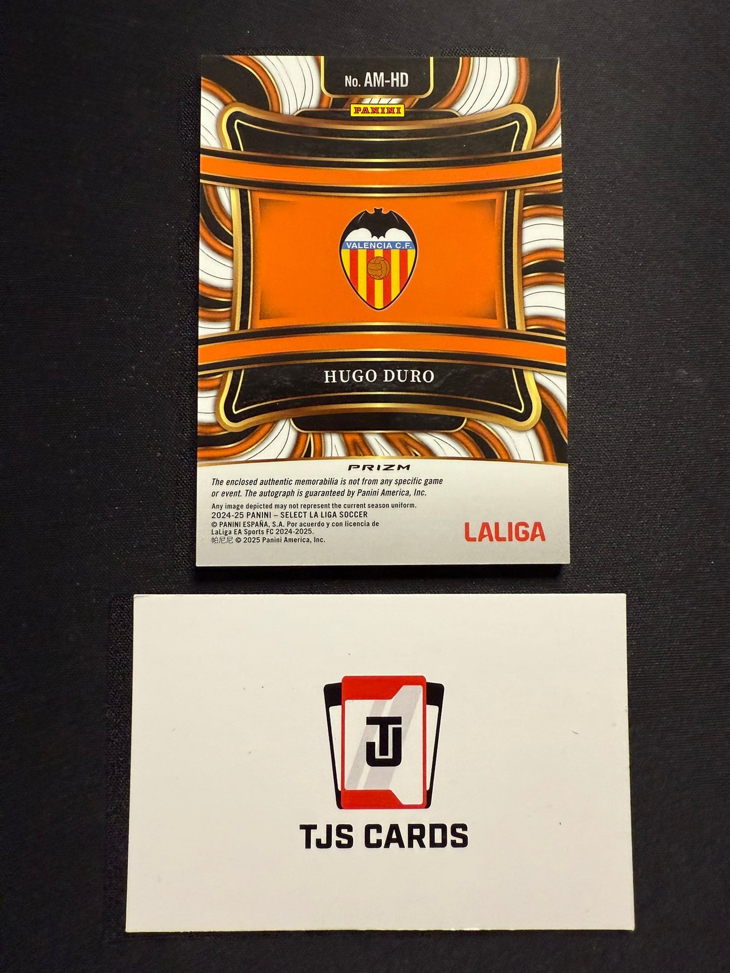 Hugo Duro - Red Patch Auto - Panini Select La Liga 2024/25