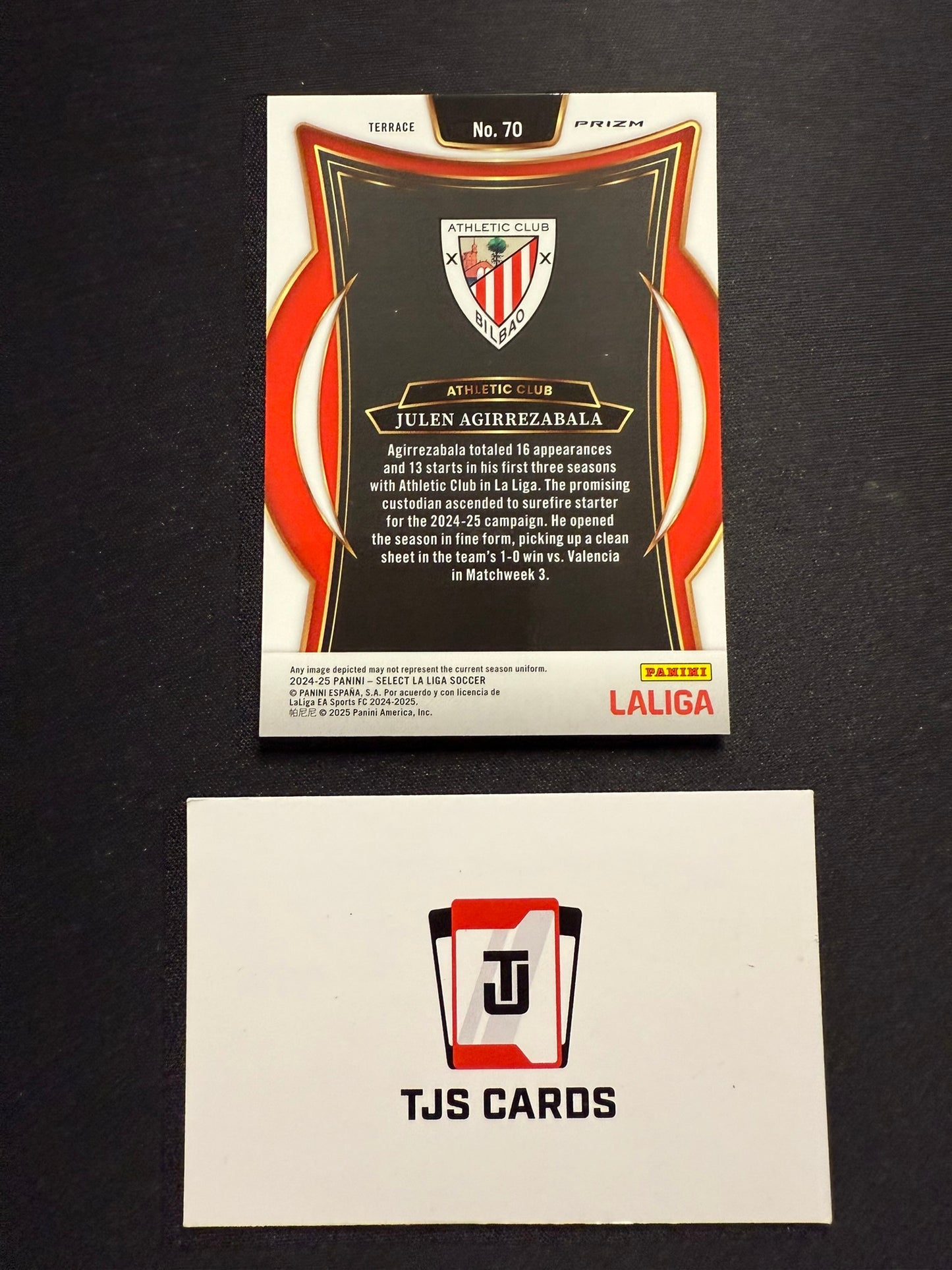 Julen Agirrezabala - Peacock SP - Panini Select La Liga 2024/25