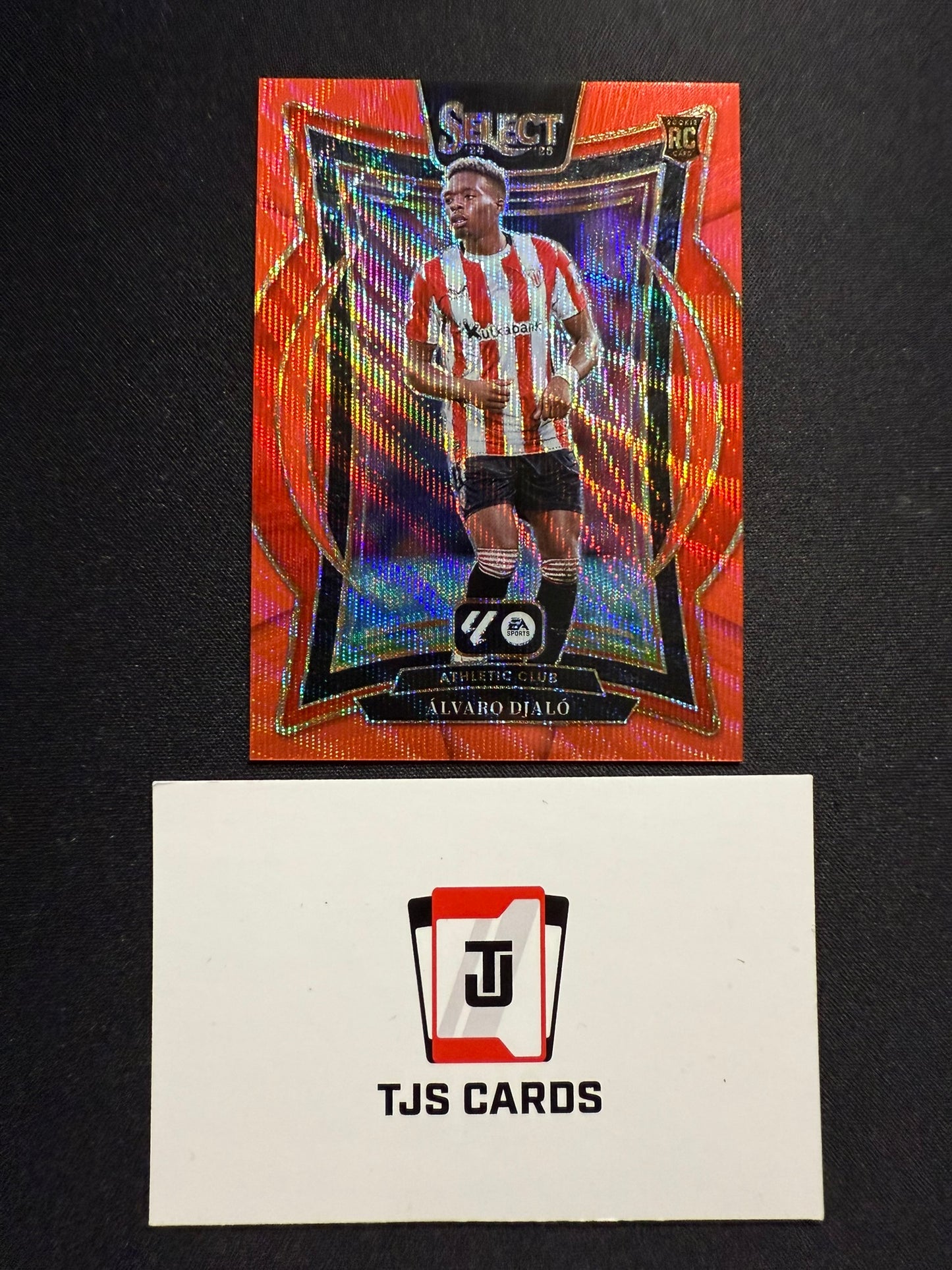 Alvaro Djalo - Rookie Red Wave /59 - Panini Select La Liga 2024/25