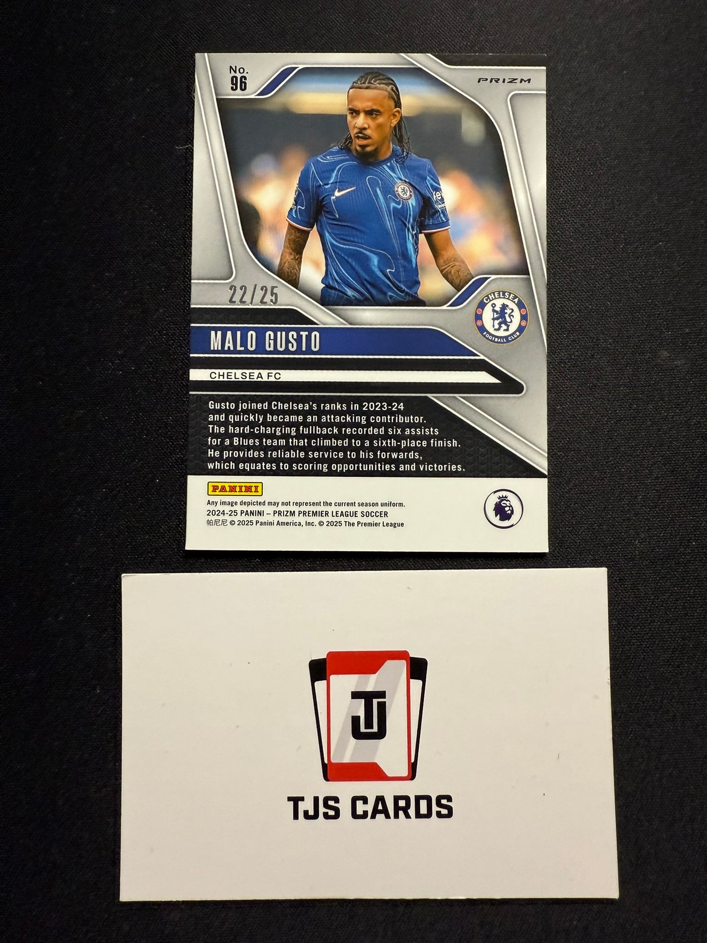 Malo Gusto - Purple Breakaway /25 - Panini Prizm Premier League 2024/25