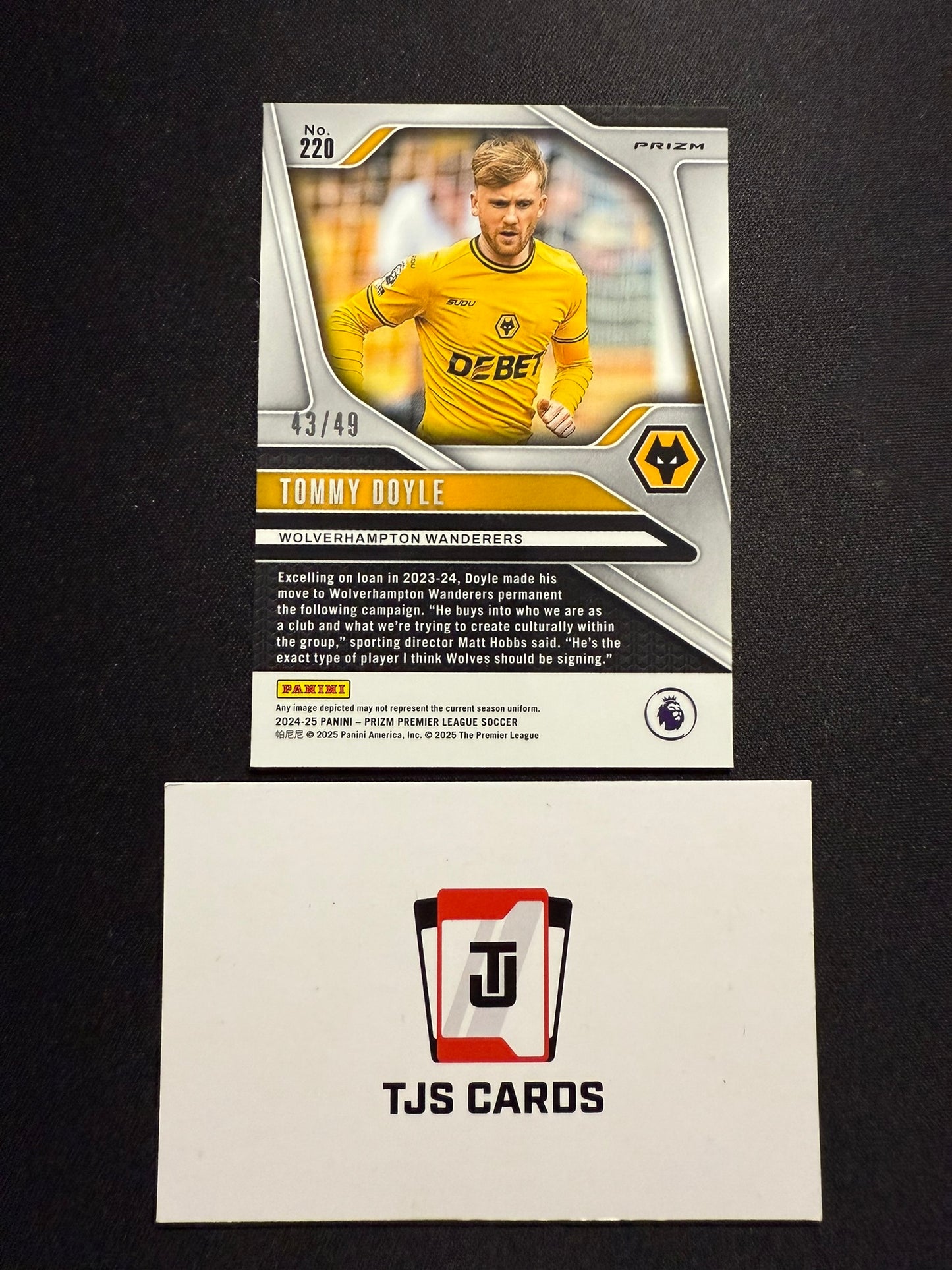 Tommy Doyle - Red Breakaway /49 - Panini Prizm Premier League 2024/25