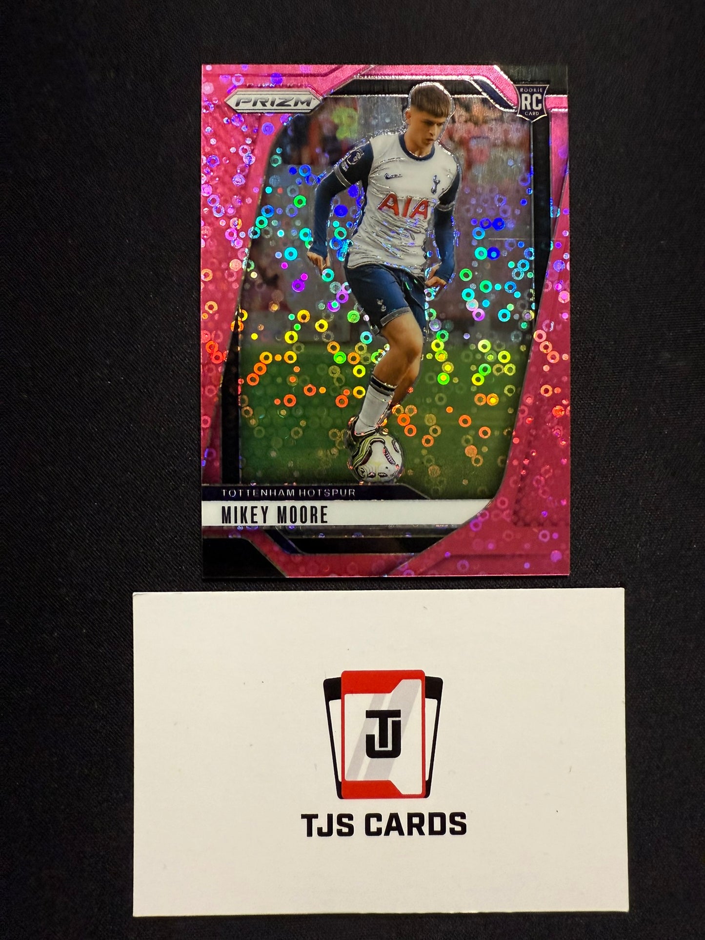 Mikey Moore - Rookie Pink Breakaway /149 - Panini Prizm Premier League 2024/25