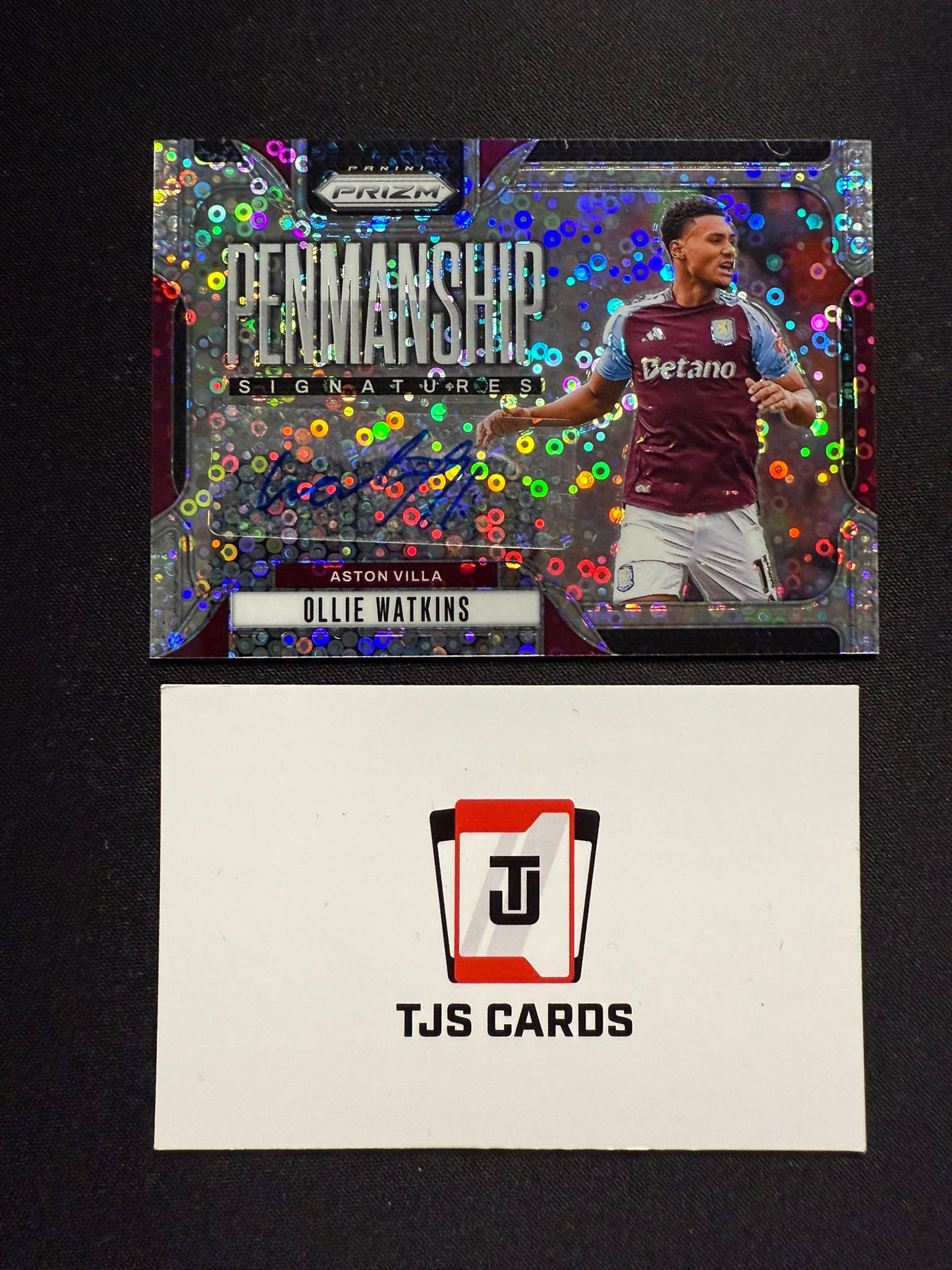 Ollie Watkins - Breakaway Auto - Panini Prizm Premier League 2024/25