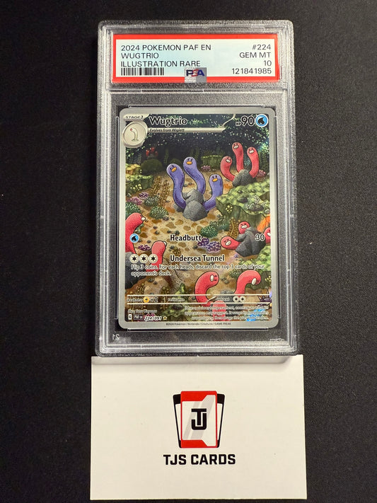 Wugtrio - PSA 10 - Paldean Fates 224/091 - Pokemon