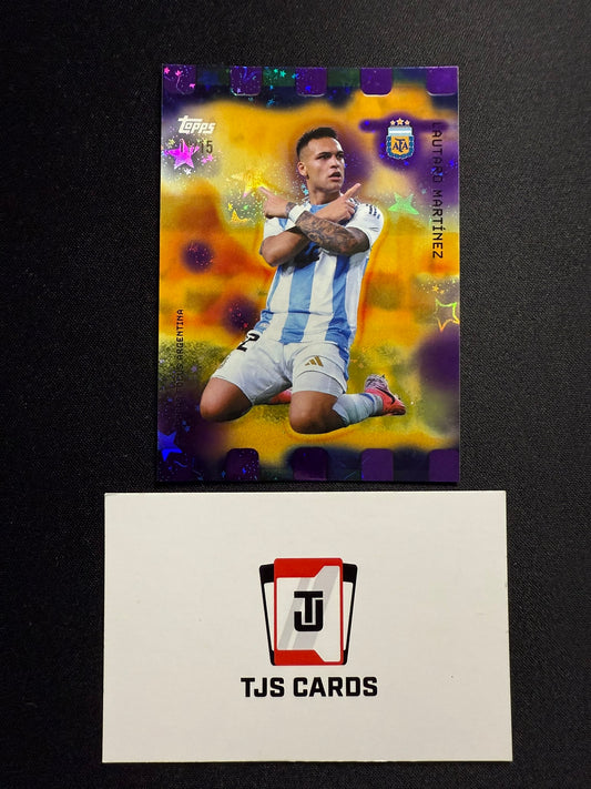 Lautaro Martinez - Purple Golden Hour /15 - TOPPS Focus Argentina 2025