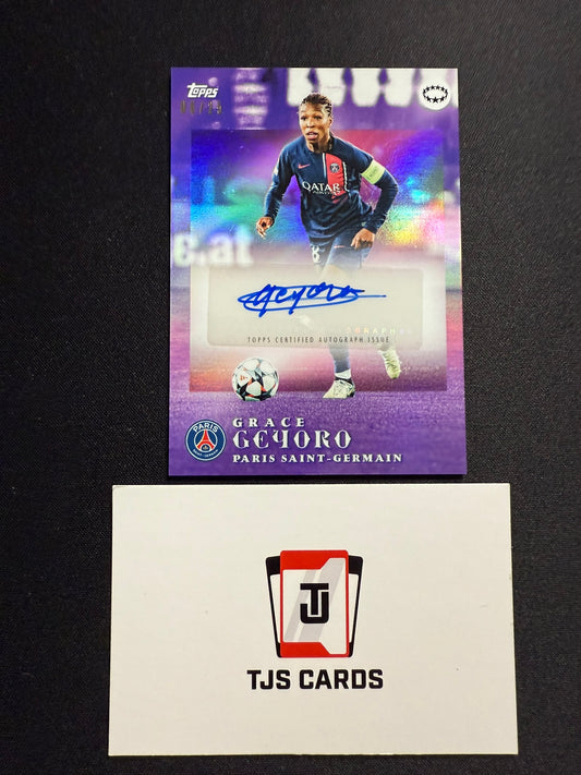 Grace Geyoro - Purple Auto /25 - TOPPS Bonmati Curated Set 2023/24