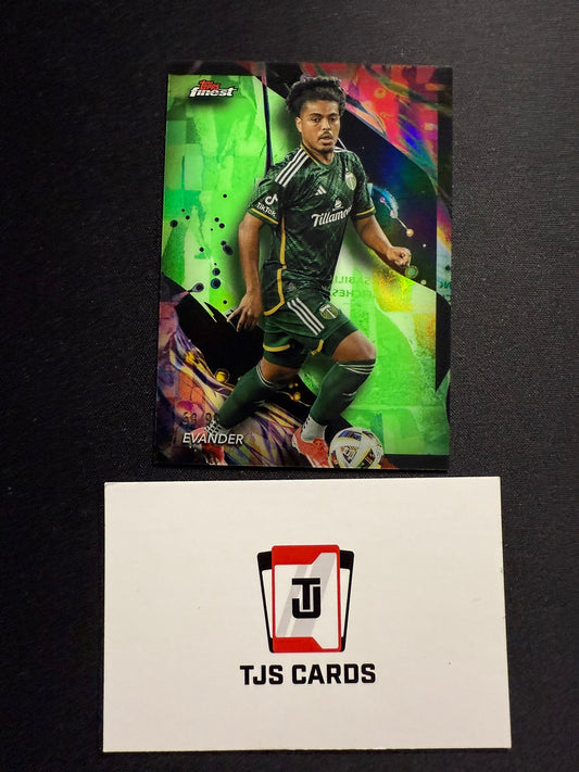 Evander - Green /99 - TOPPS Finest MLS 2024