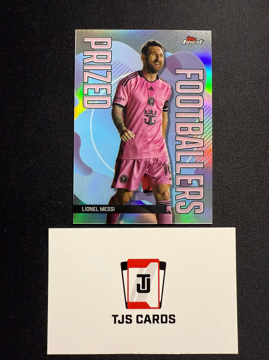 Lionel Messi - Prized Footballers - TOPPS Finest MLS 2024