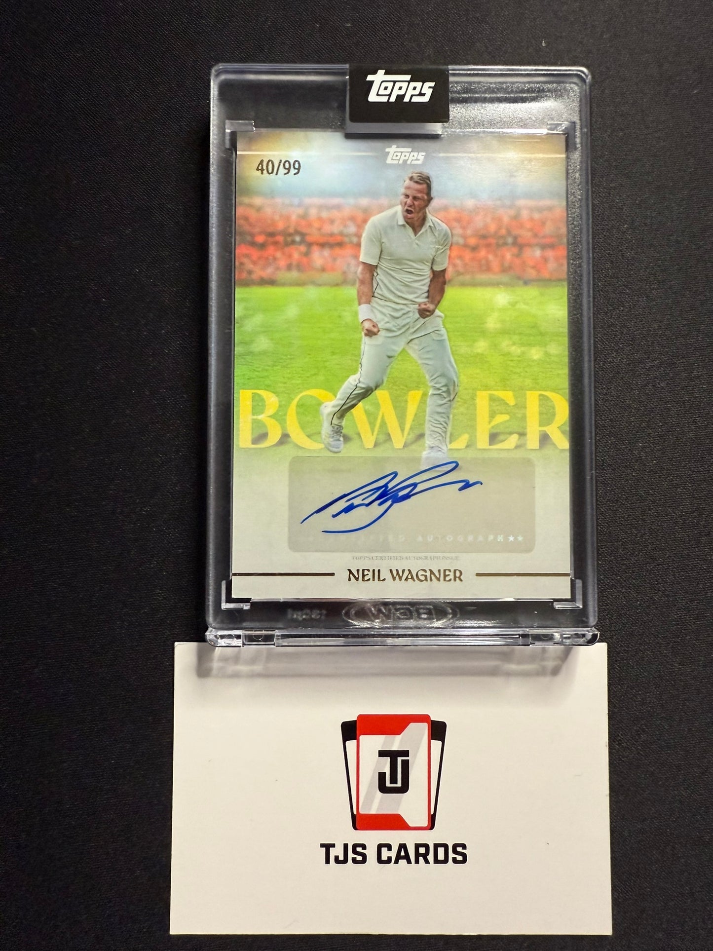 Neil Wagner - Auto /99 - TOPPS Cricket Legends Volume 2 2025
