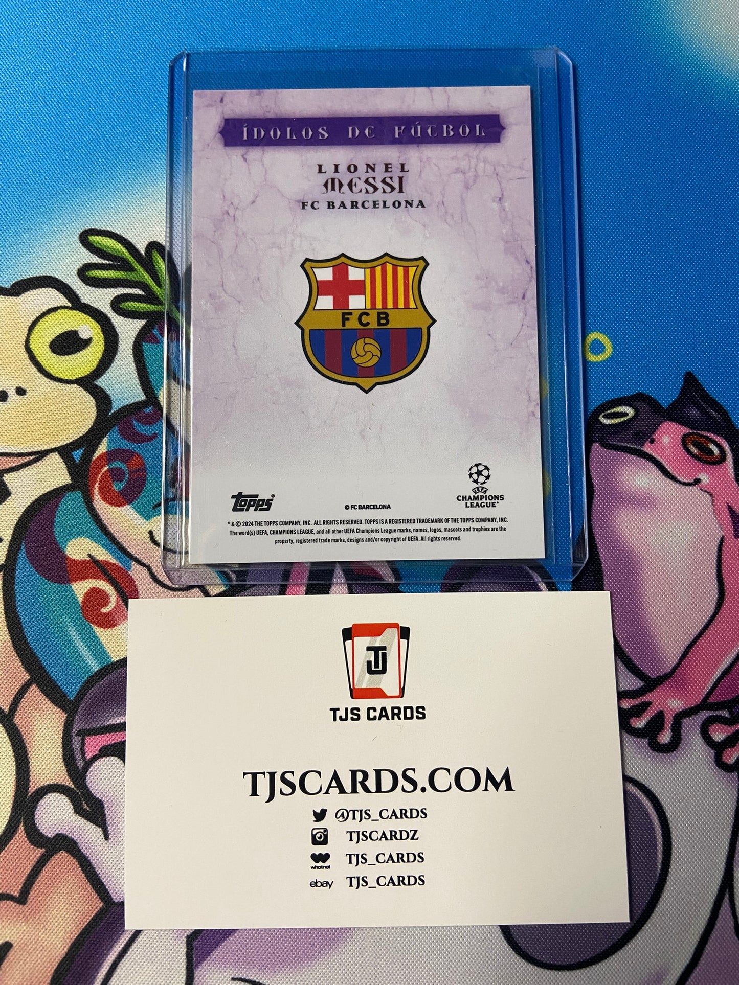 Lionel Messi - Idolos Purple /25 - TOPPS Bonmati Platinum Curated Set 2023/24