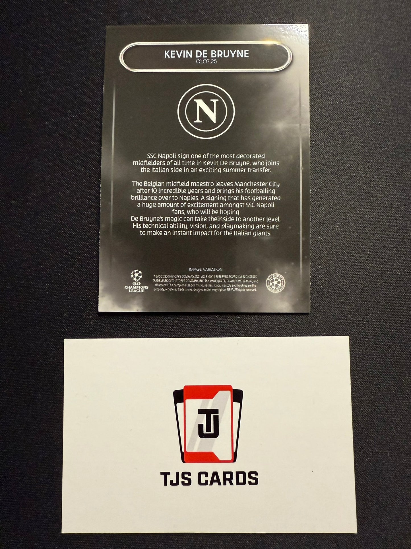 Kevin De Bruyne - Image Variation IV - TOPPS Summer Signings UCC 2025/26