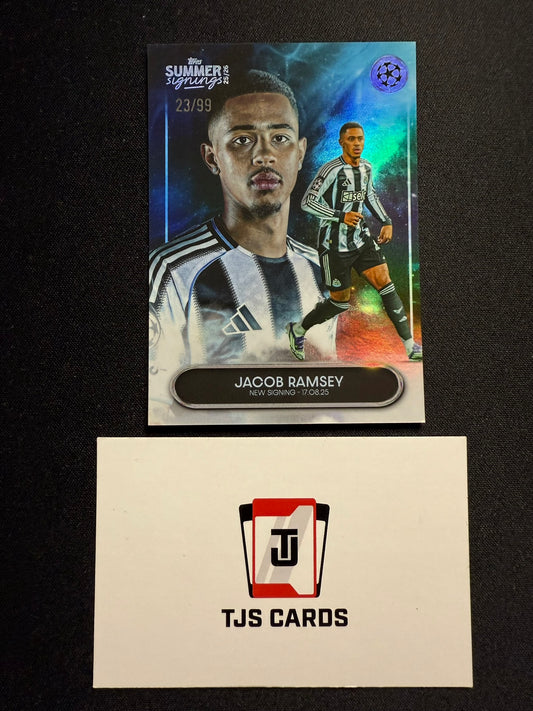 Jacob Ramsey - Blue /99 - TOPPS Summer Signings UCC 2025/26