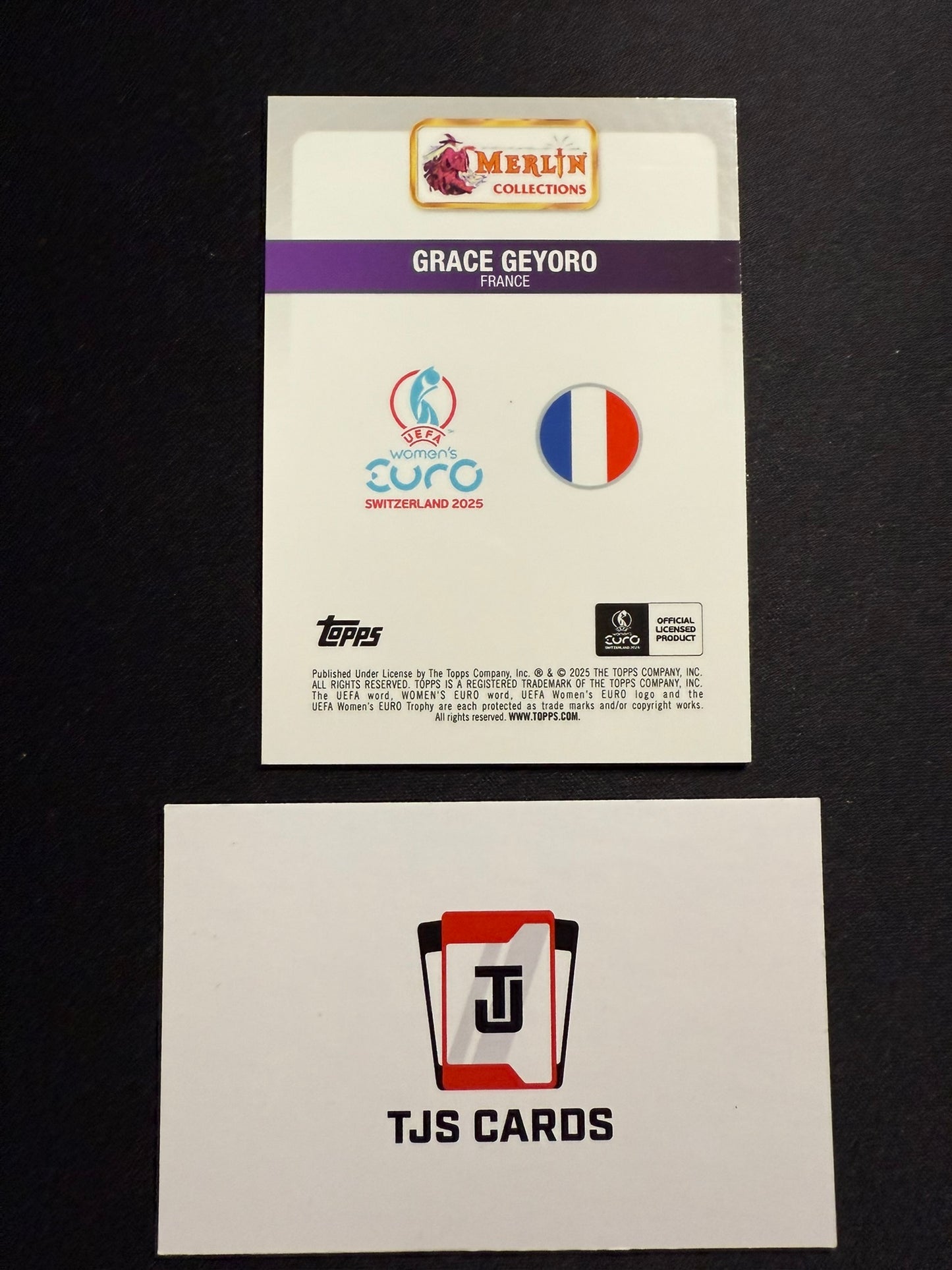 Grace Geyoro - Purple /50 - TOPPS Merlin UEFA Womens EUROS 2025