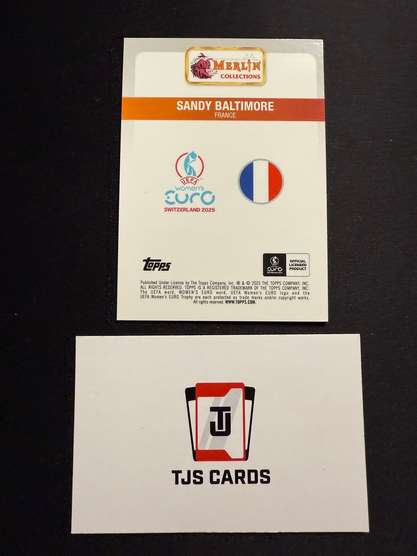 Sandy Baltimore - /150 - TOPPS Merlin UEFA Womens EUROS 2025