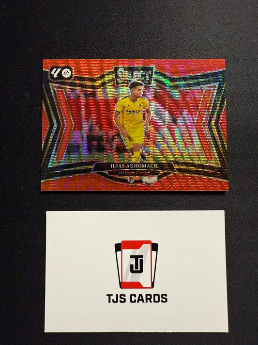 Ilias Akhomach - Red Wave Field Level /59 - Panini Select La Liga 2024/25