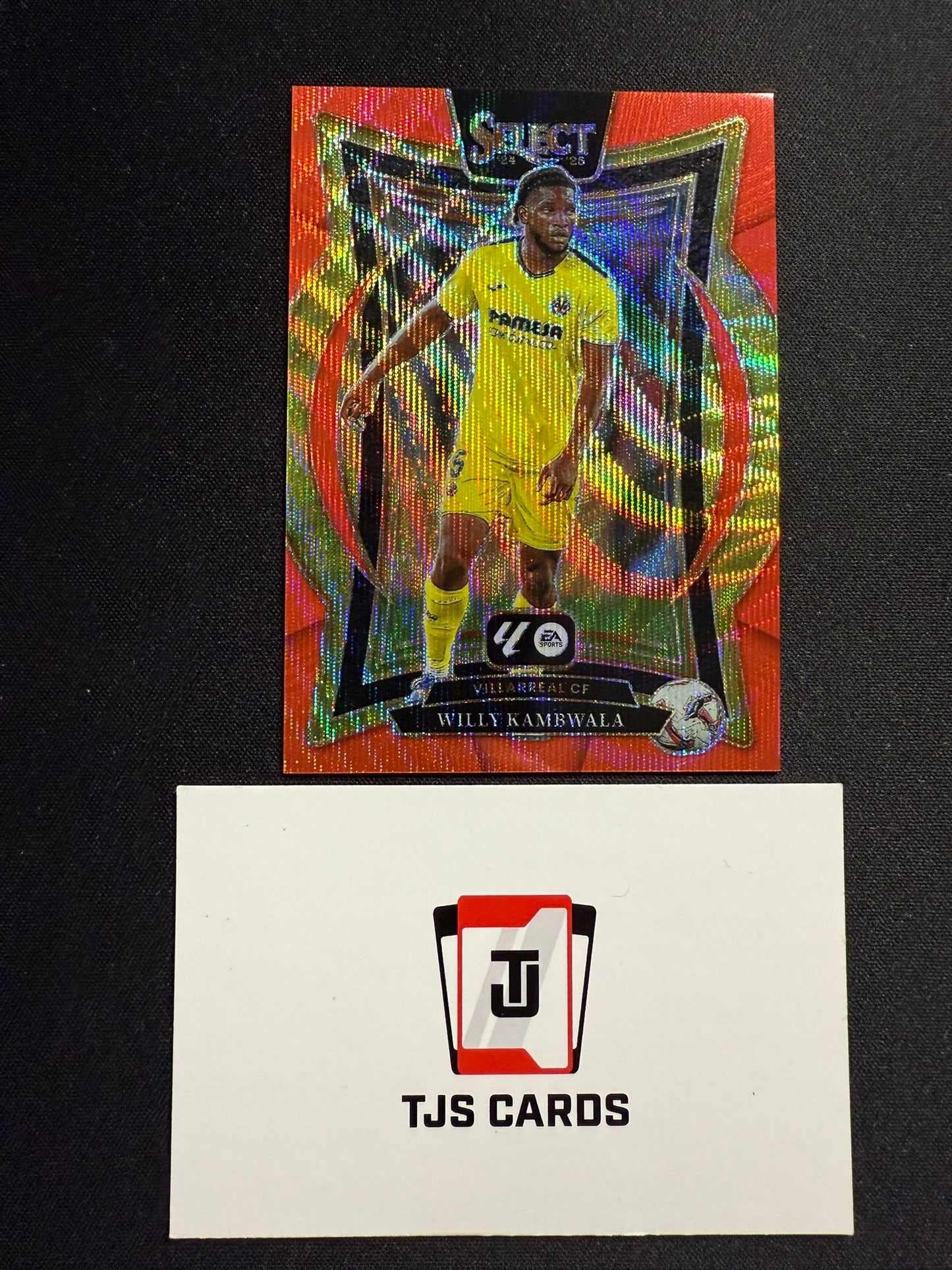 Willy Kambwala - Red Wave /59 - Panini Select La Liga 2024/25