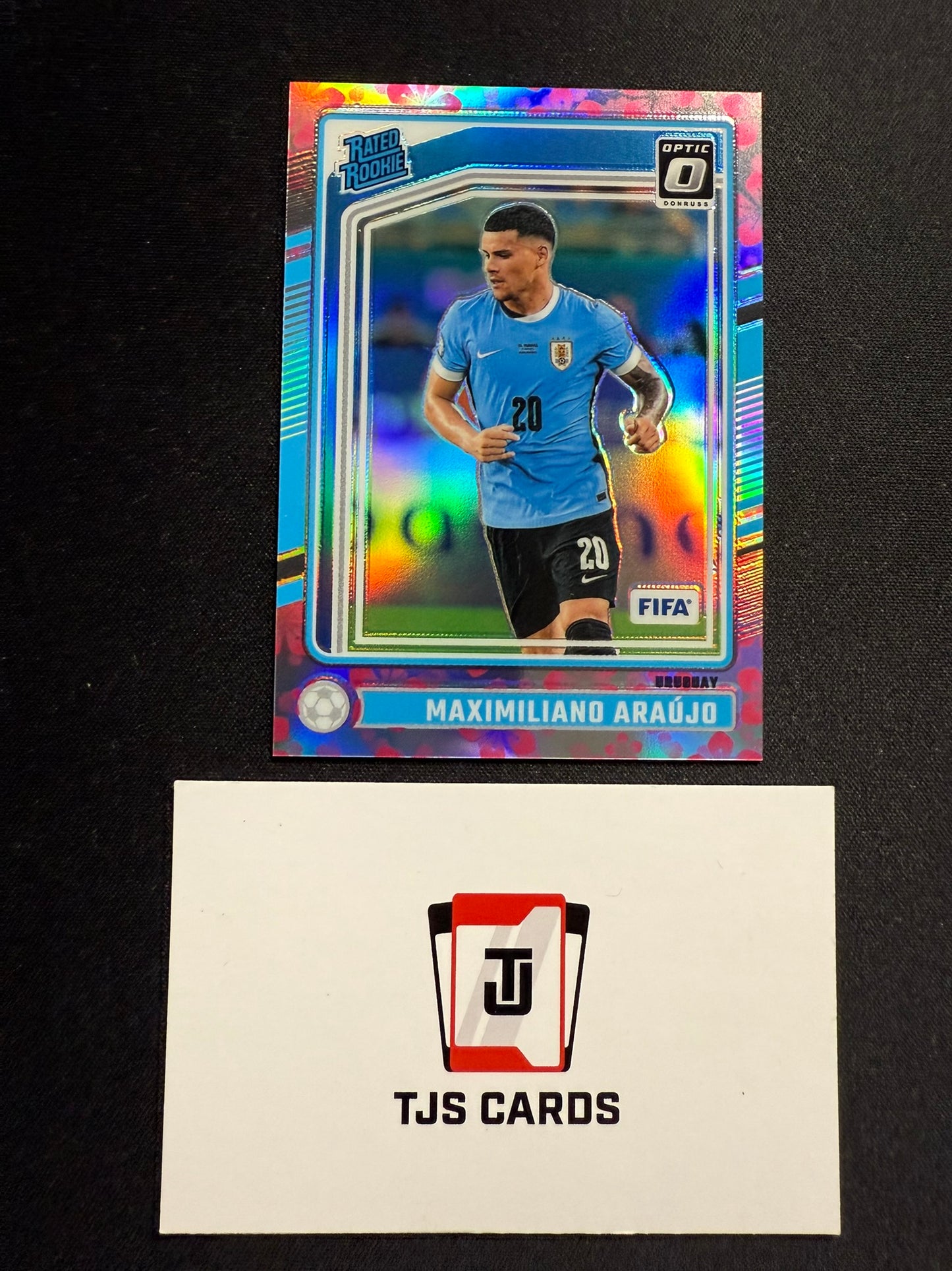 Maximiliano Araujo - Rated Rookie Plum Blossom SP - Panini Donruss 2024/25