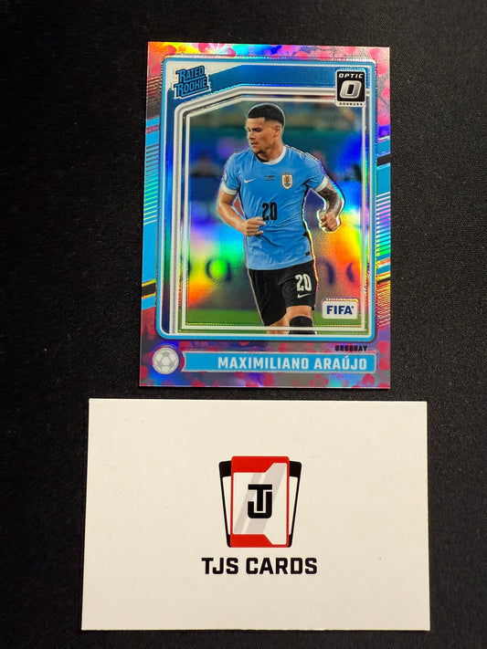 Maximiliano Araujo - Rated Rookie Plum Blossom SP - Panini Donruss 2024/25