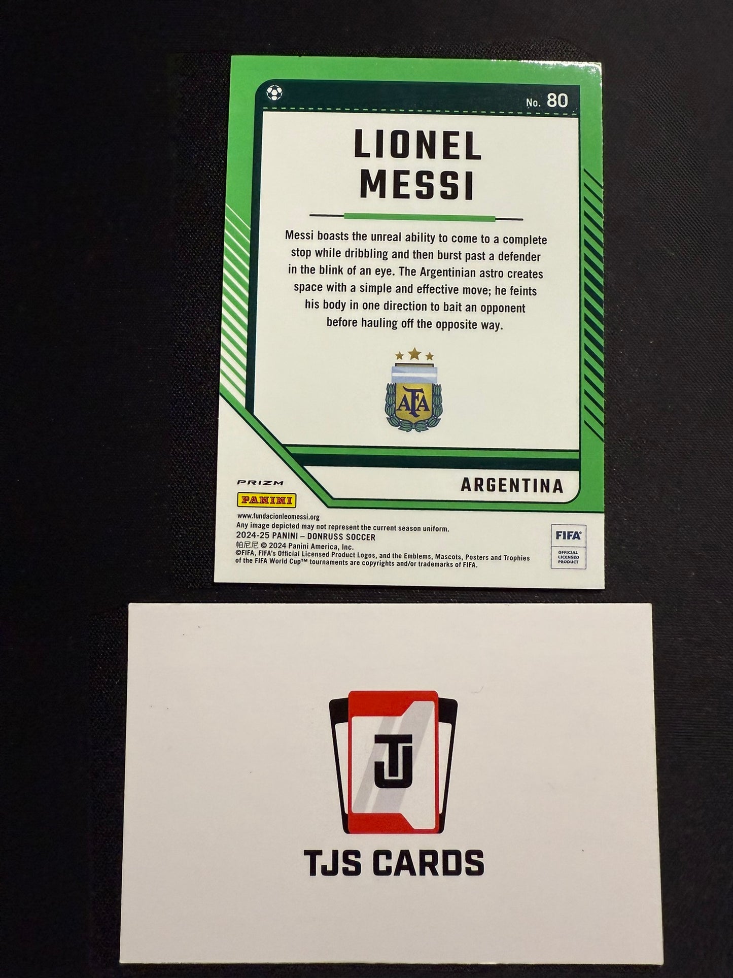 Lionel Messi - Optic Holo/Silver - Panini Donruss 2024/25