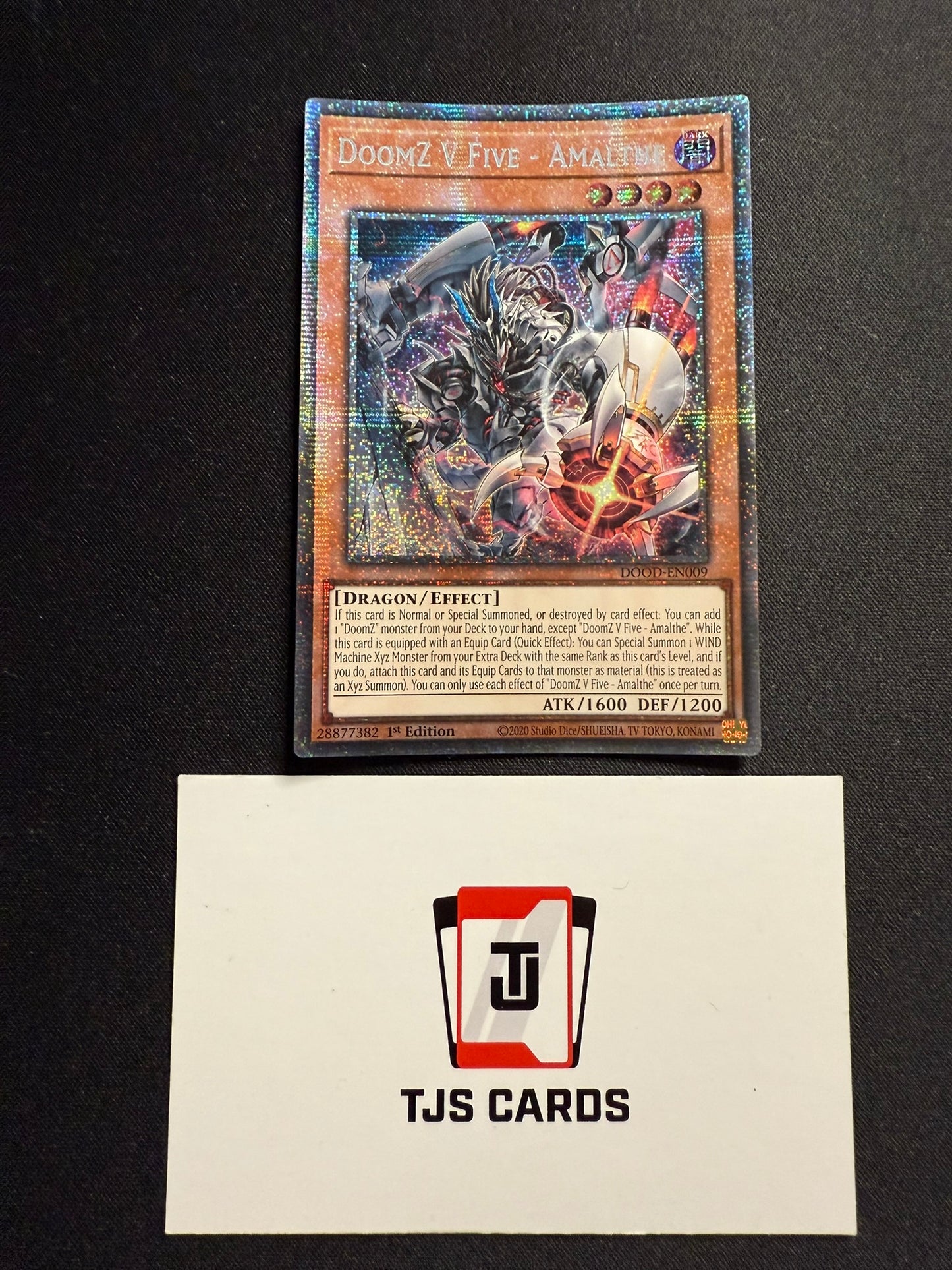 DoomZ V Five - Amalthe - Starlight Rare 1st Edition DOOD-EN009 - YuGiOh
