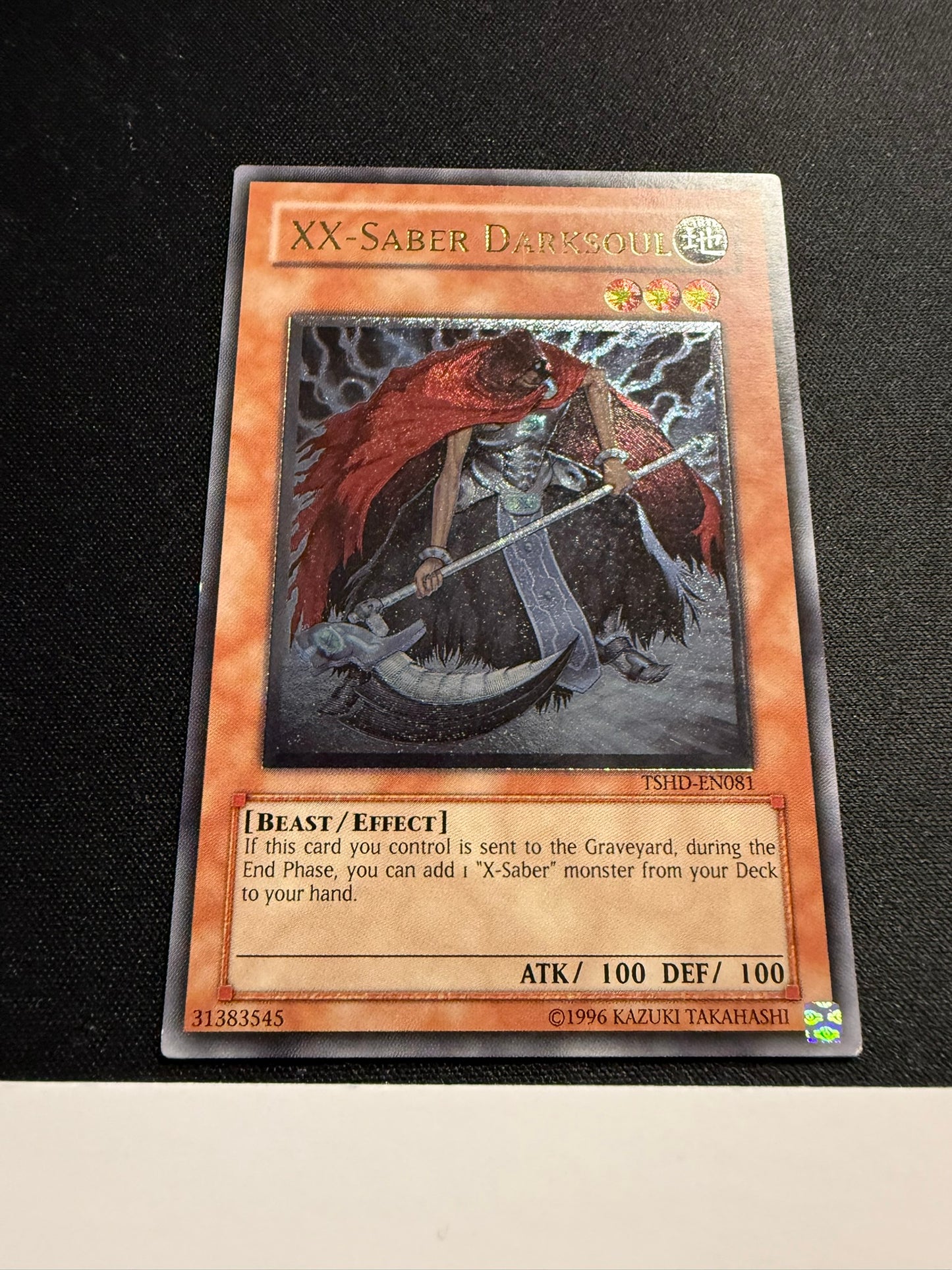 XX-Saber Darksoul - Ultimate Rare TSHD-EN081 - LP - YuGiOh