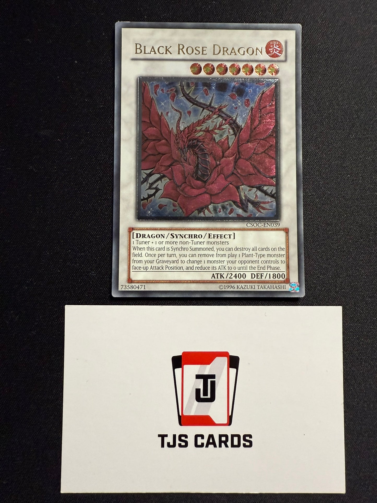 Black Rose Dragon - Ultimate Rare CSOC-EN039 - MP - YuGiOh
