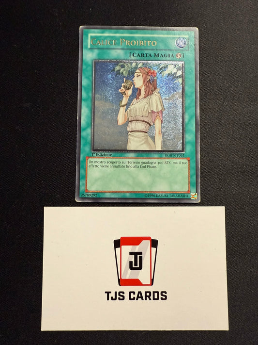 Forbidden Chalice - Italian Ultimate Rare 1st Edition RGBT-IT061 - MP - YuGiOh