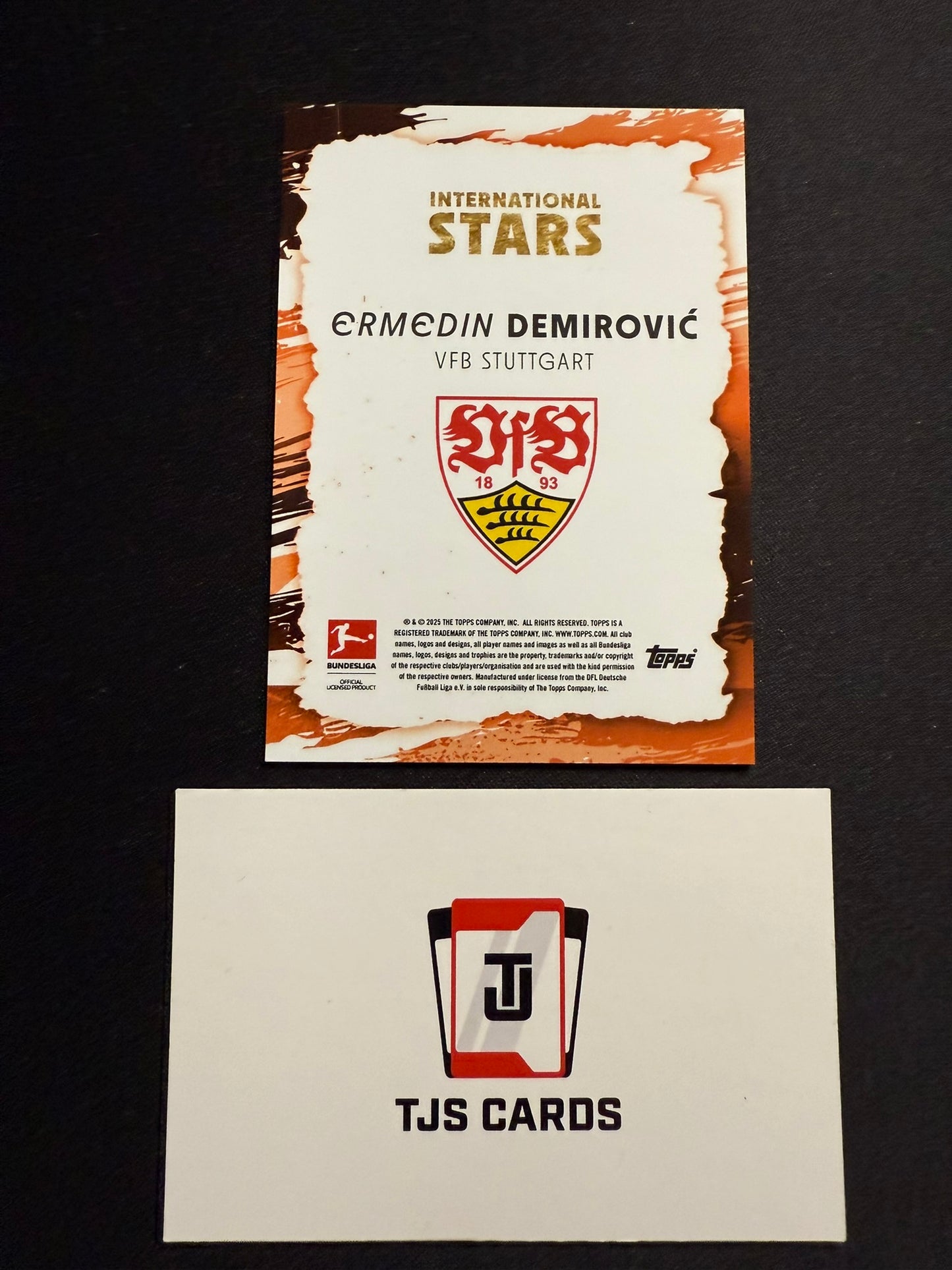 Ermedin Demirovic - Orange /49 - TOPPS Bundesliga International Stars 2024/25