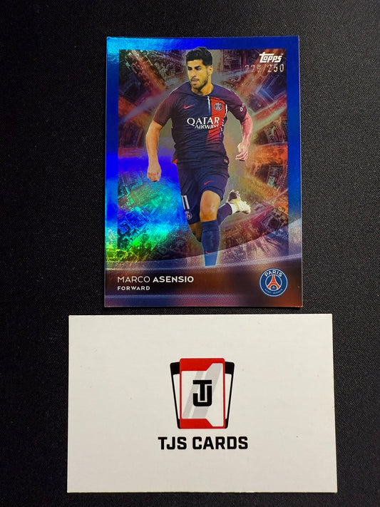 Marco Asensio - Blue /250 - TOPPS PSG Team Set 2023/24