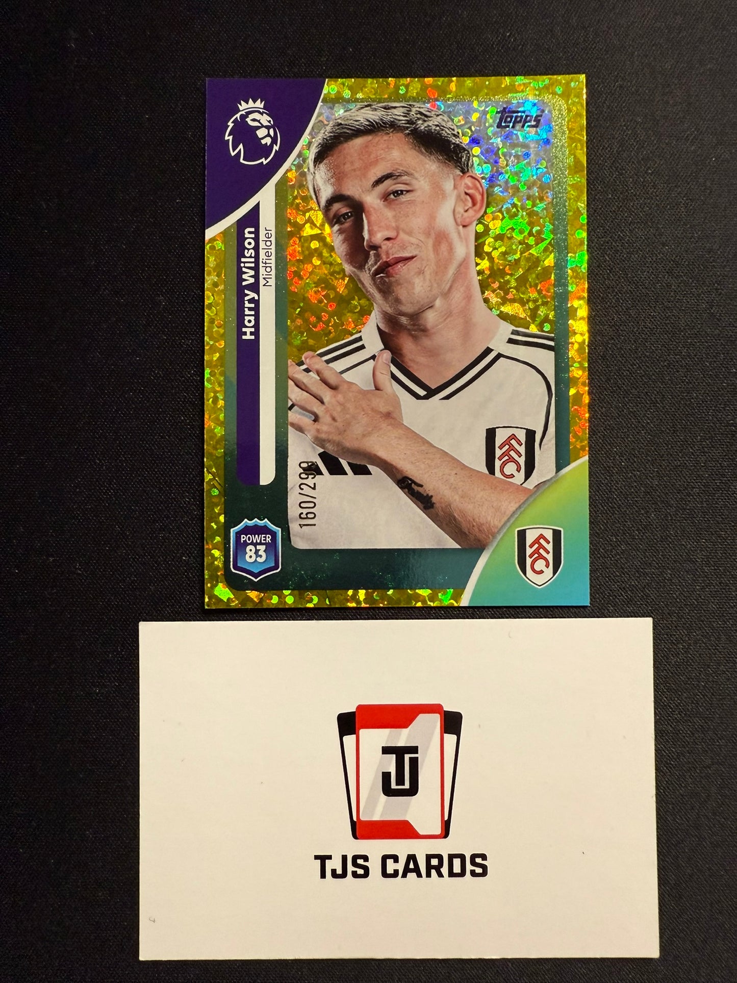 Harry Wilson - Yellow Mini-Diamond /299 - TOPPS Premier League 2025/26
